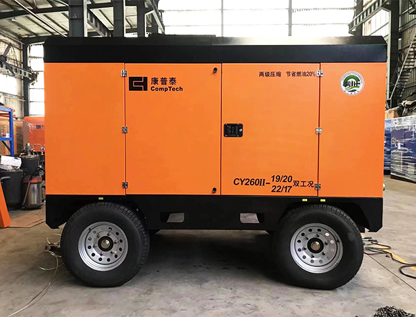 Diesel Portable Screw Air Compressor