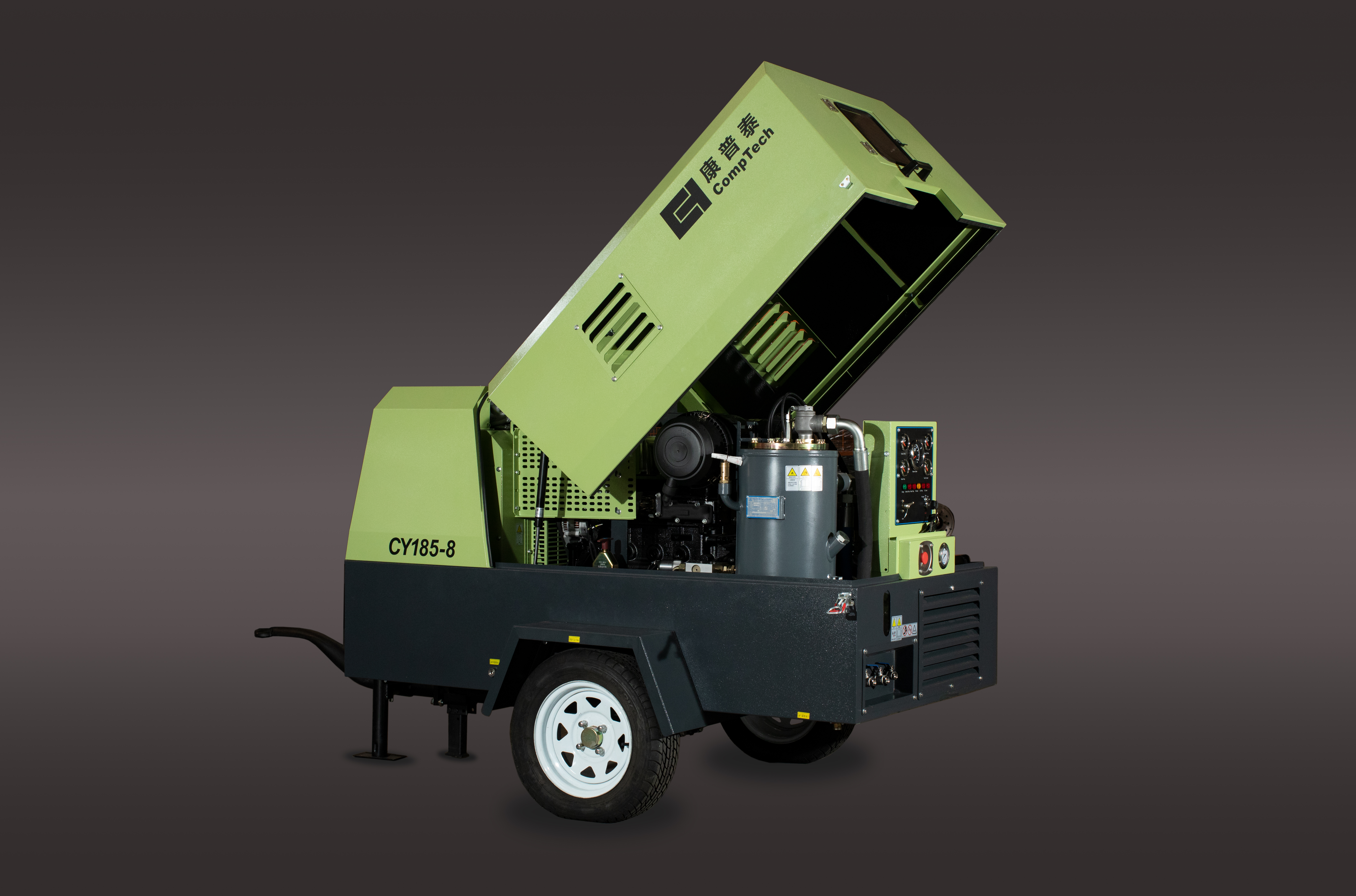 Comptech CY185 - 8 5m³/min 8bar Portable Screw Air Compressor