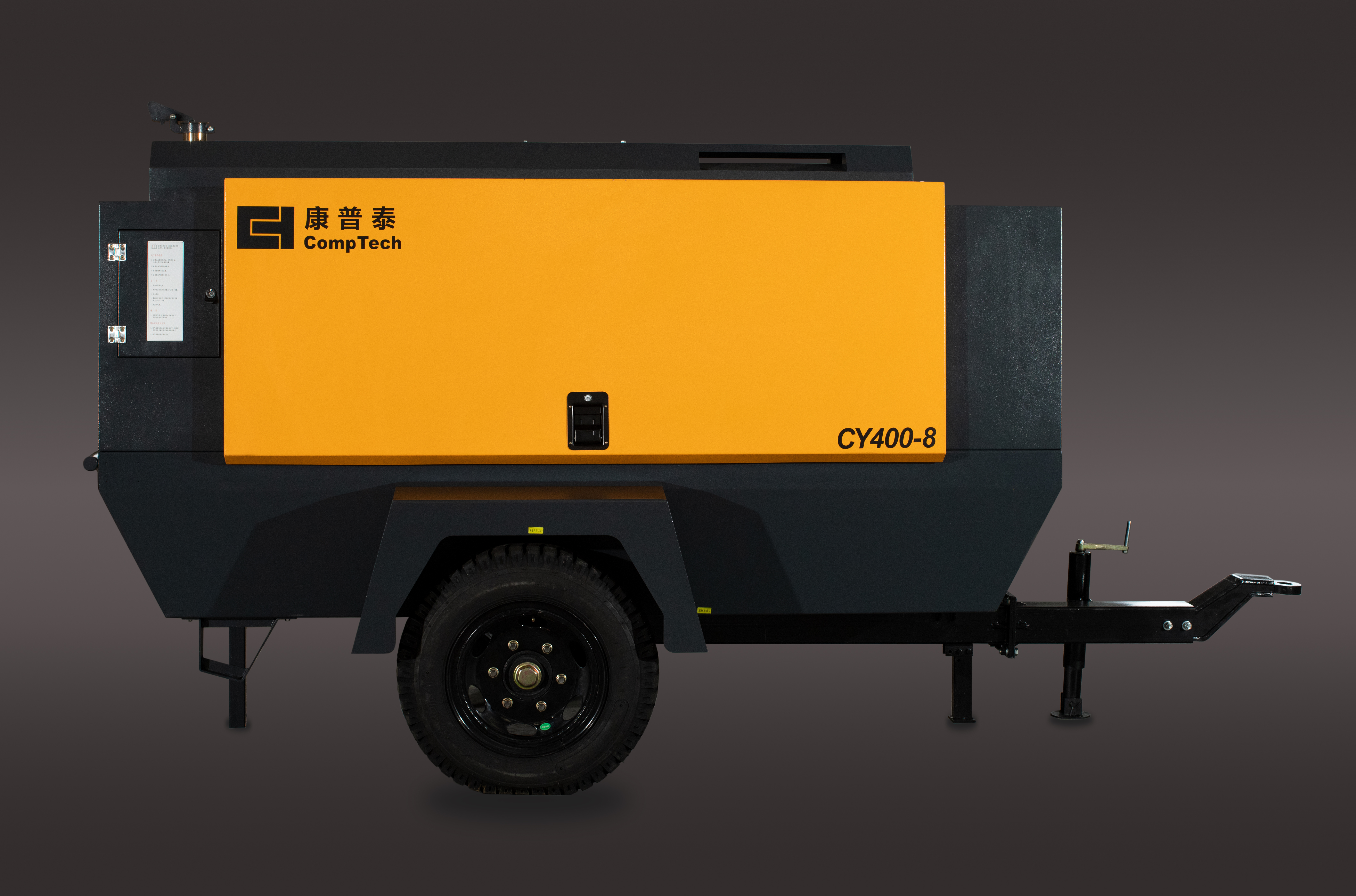 Comptech CY400 - 8/10 11m³/min 8bar/10bar Portable Screw Air Compressor in Atlas copco style